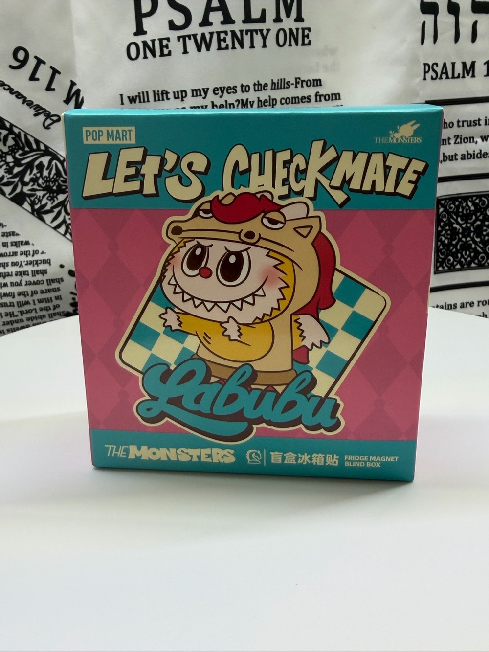 POP MART "Let's Checkmate" Labubu Fridge Magnet